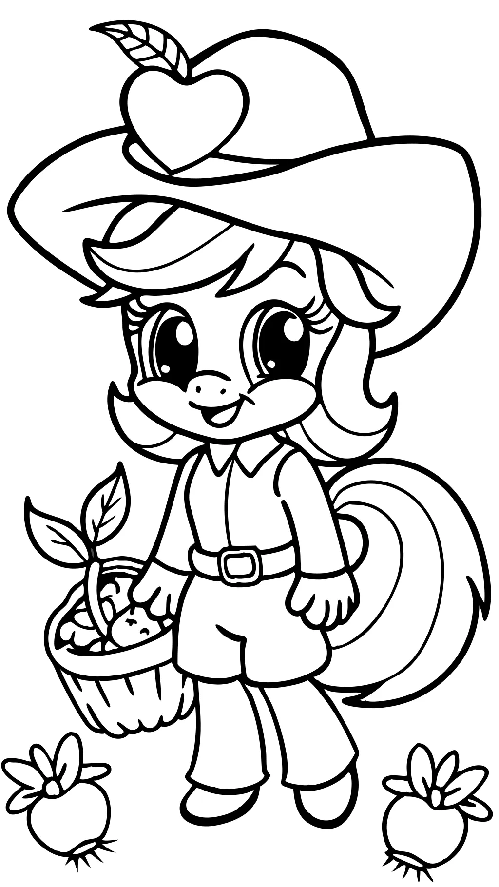 My Little Pony Coloring Pages Applejack